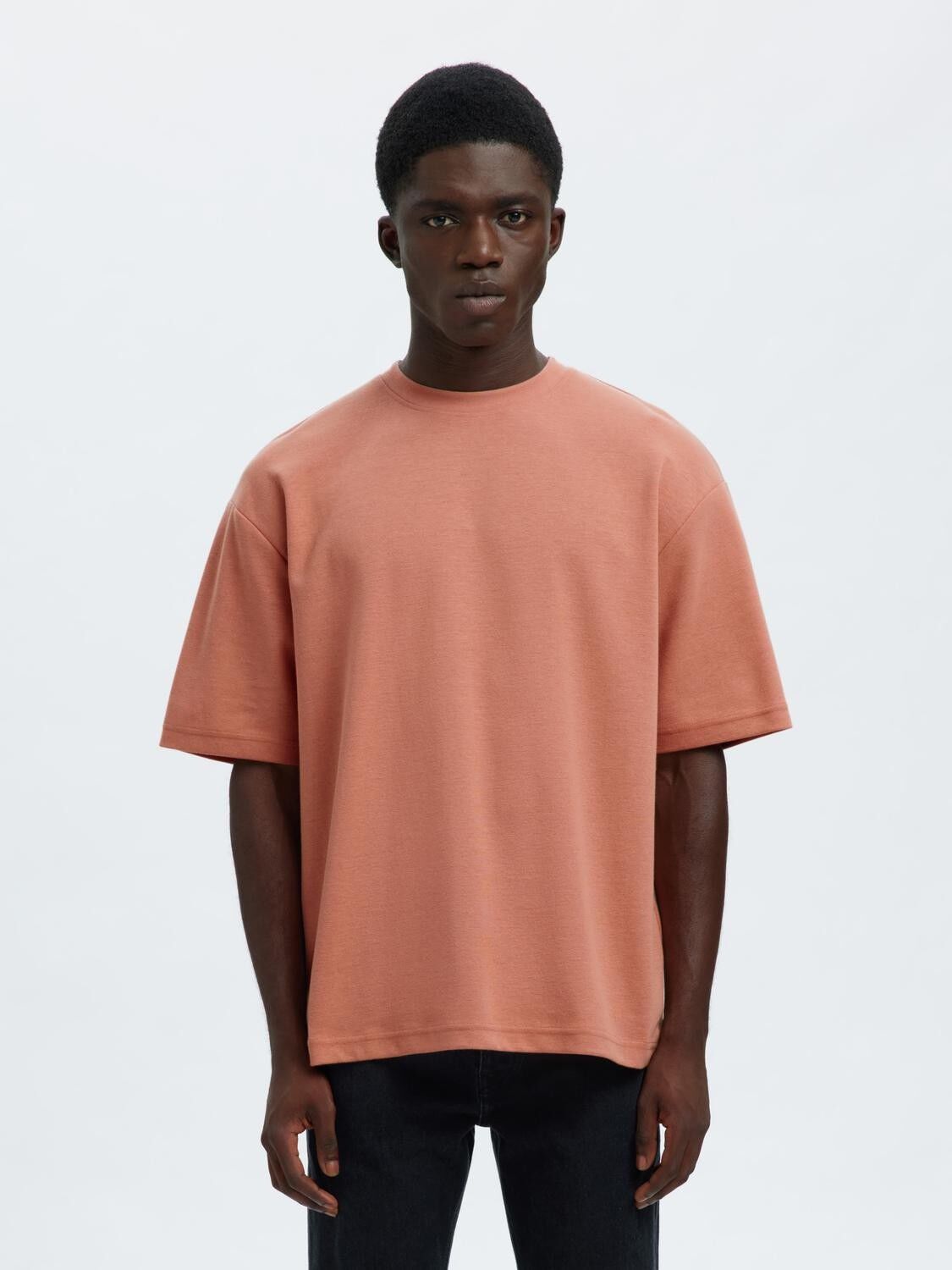 SLHLOOSEOSCAR SS O-NECK TEE NOOS