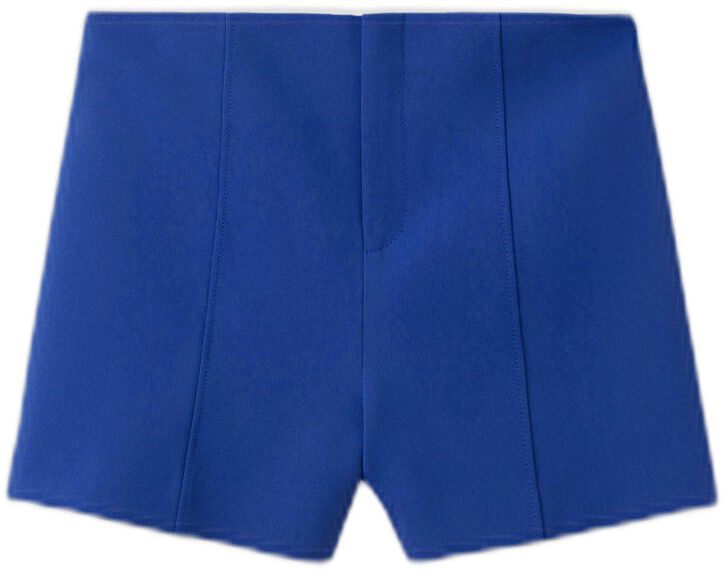 Plain short tab-top curtains