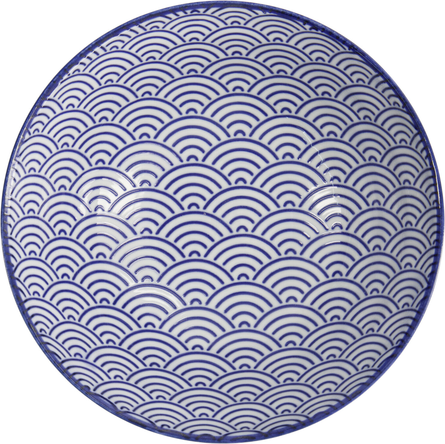 Nippon Blue Soba Bowl 21x7. 8cm 1. 1l Wave