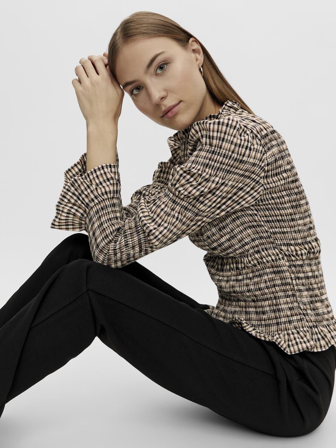 YASCHEMMA LS SMOCK TOP NOOS