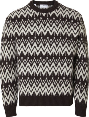 SLHPINE LS KNIT RELAXED CREW NECK