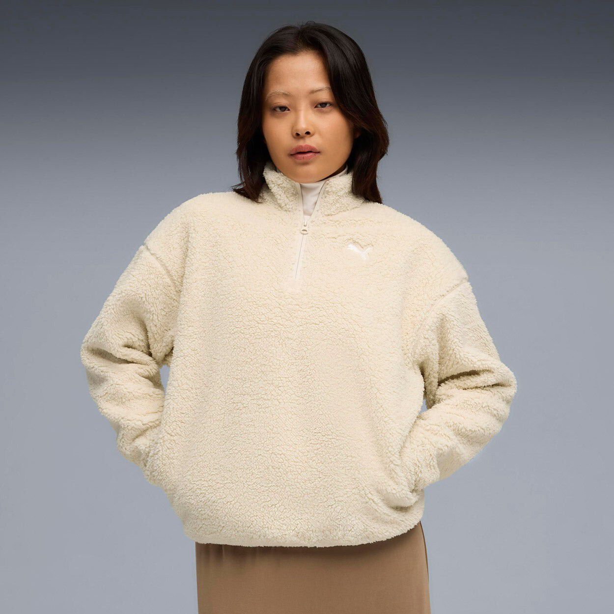 Essentials Elevated Sherpa Fleecetr&oslash;je