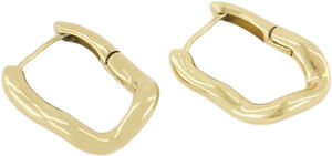 Oval swirl earrings