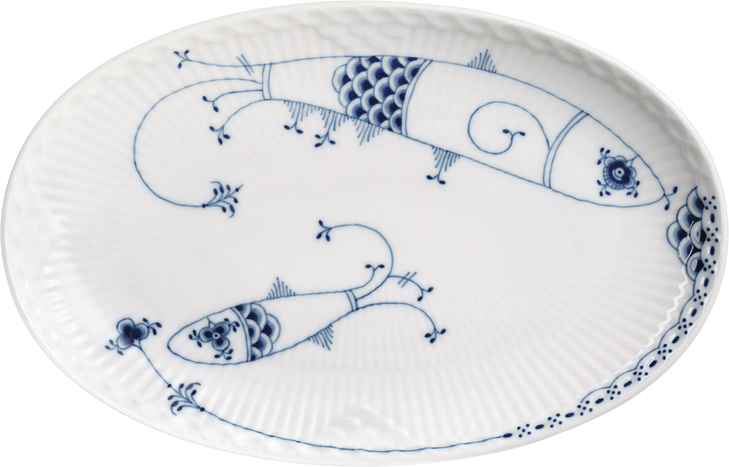 R Creatures Oval Asiette 23,5cm Herring