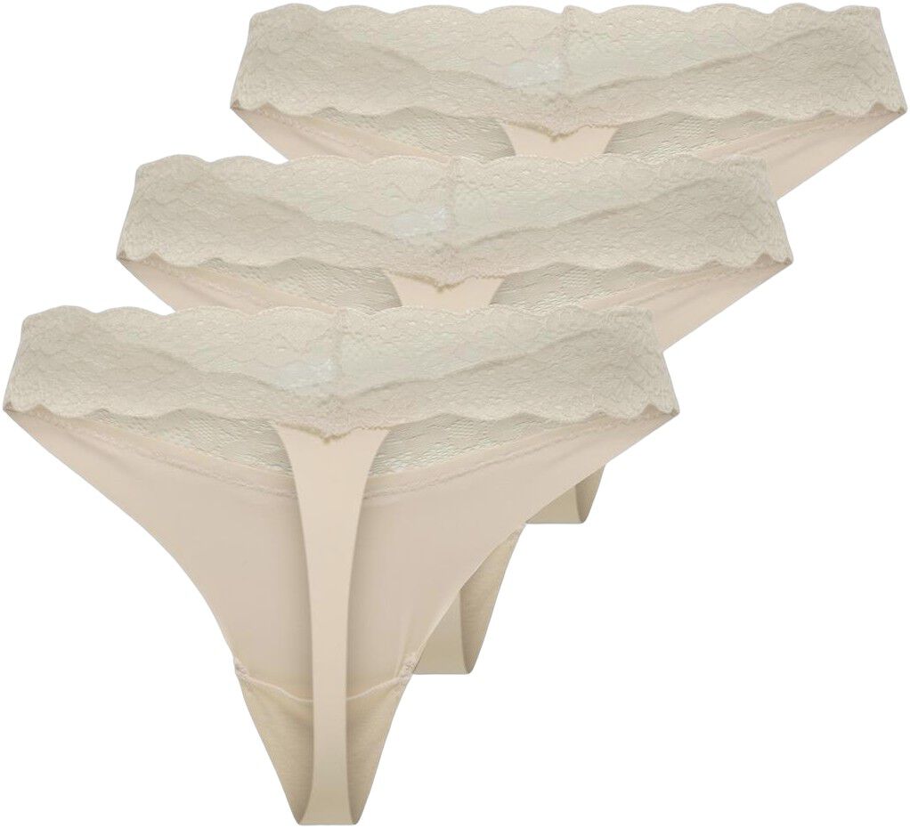 ONLCHLOE LACE S. S THONG 3-PACK ACC