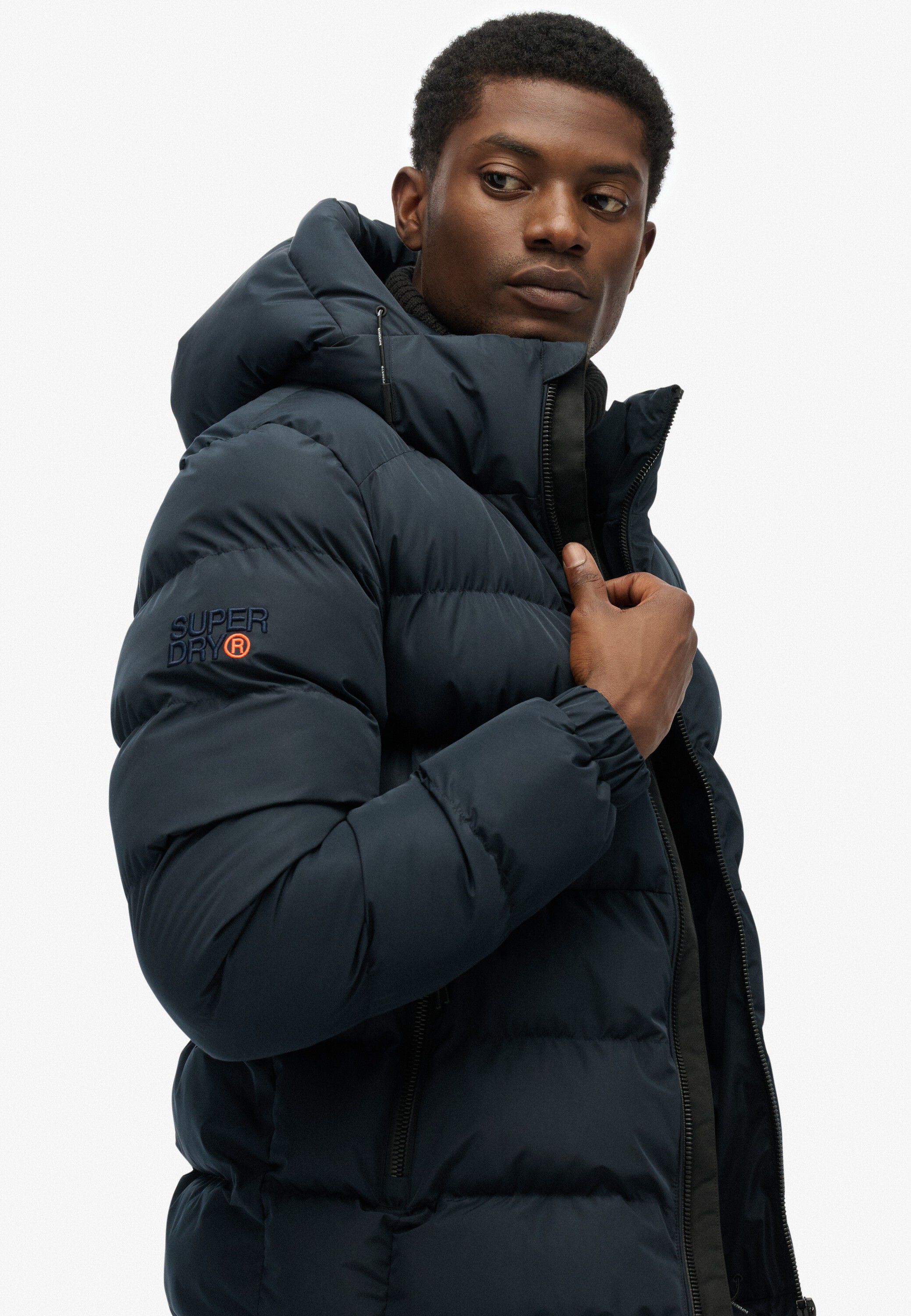 HOODED SPORTS PUFFER JACKET