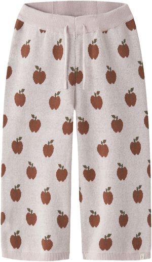 NMFLULIO WIDE KNIT ANCLE PANT LIL
