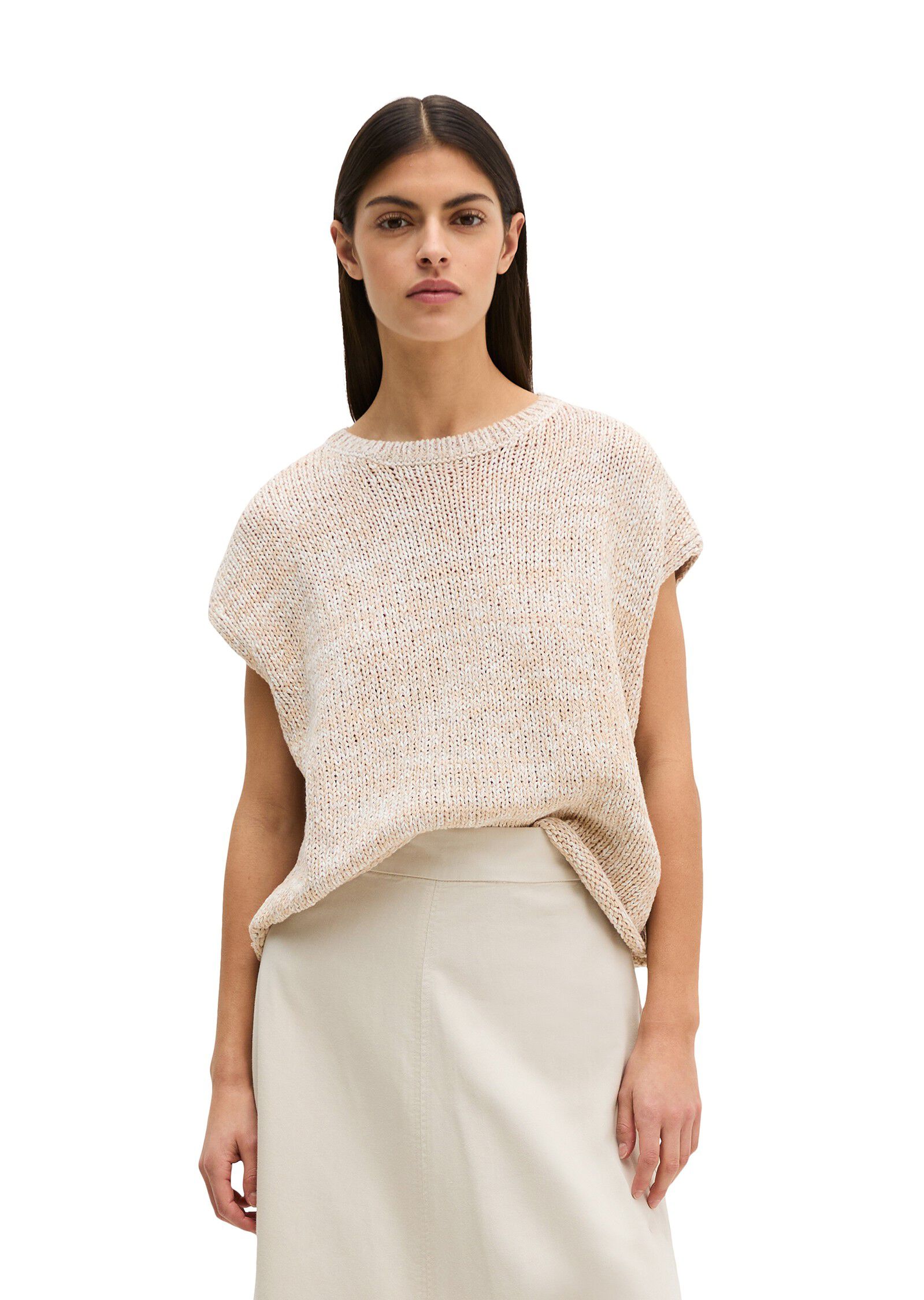 Skirt, casual A-line style, midi le