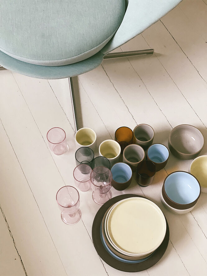 WINE GLASS, 2 PCS, TALL, ROSE,70177R