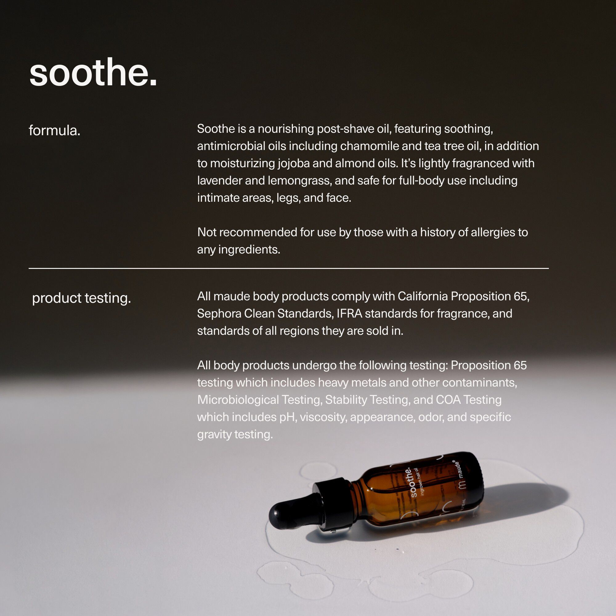 Maude - Soothe - Calming ingrown hair oil