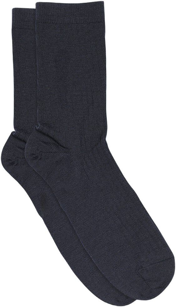 Wool rib socks