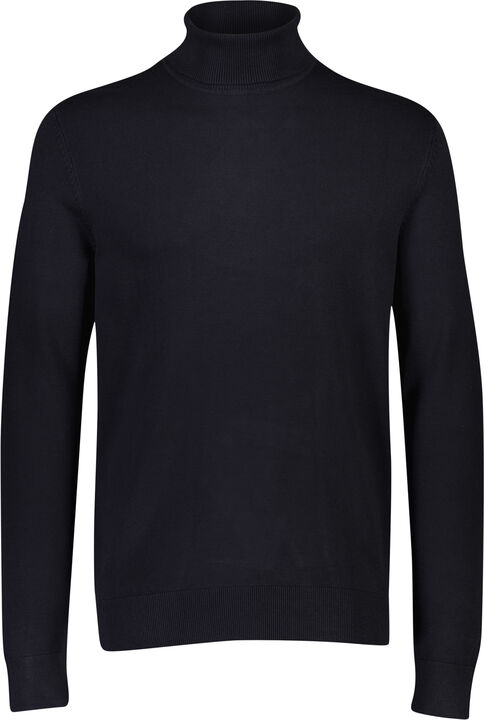Ecovero L/S roll neck knit