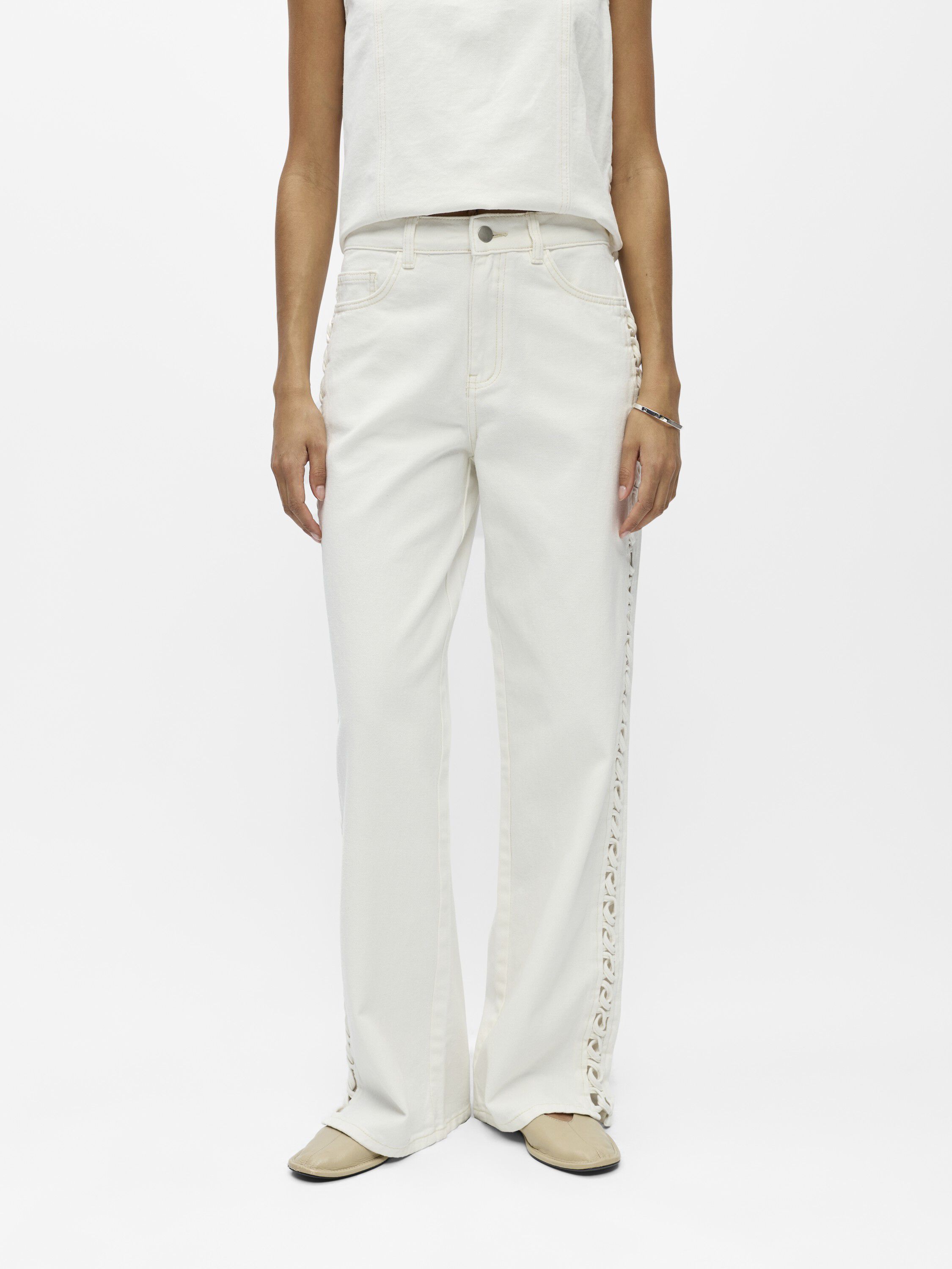 OBJRIO TRICE MW WIDE JEANS 145