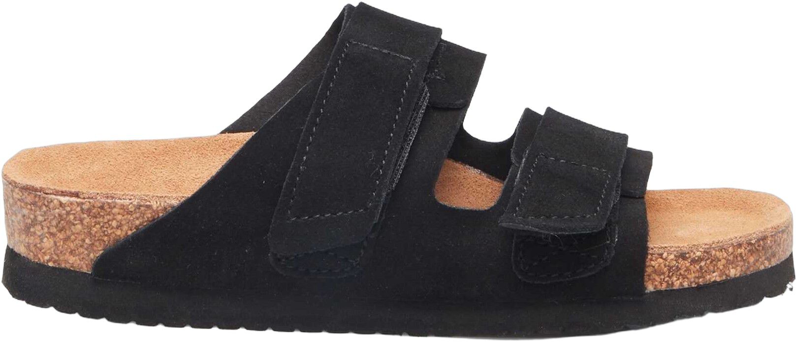 RHColina Leather Suede Strap Sandal