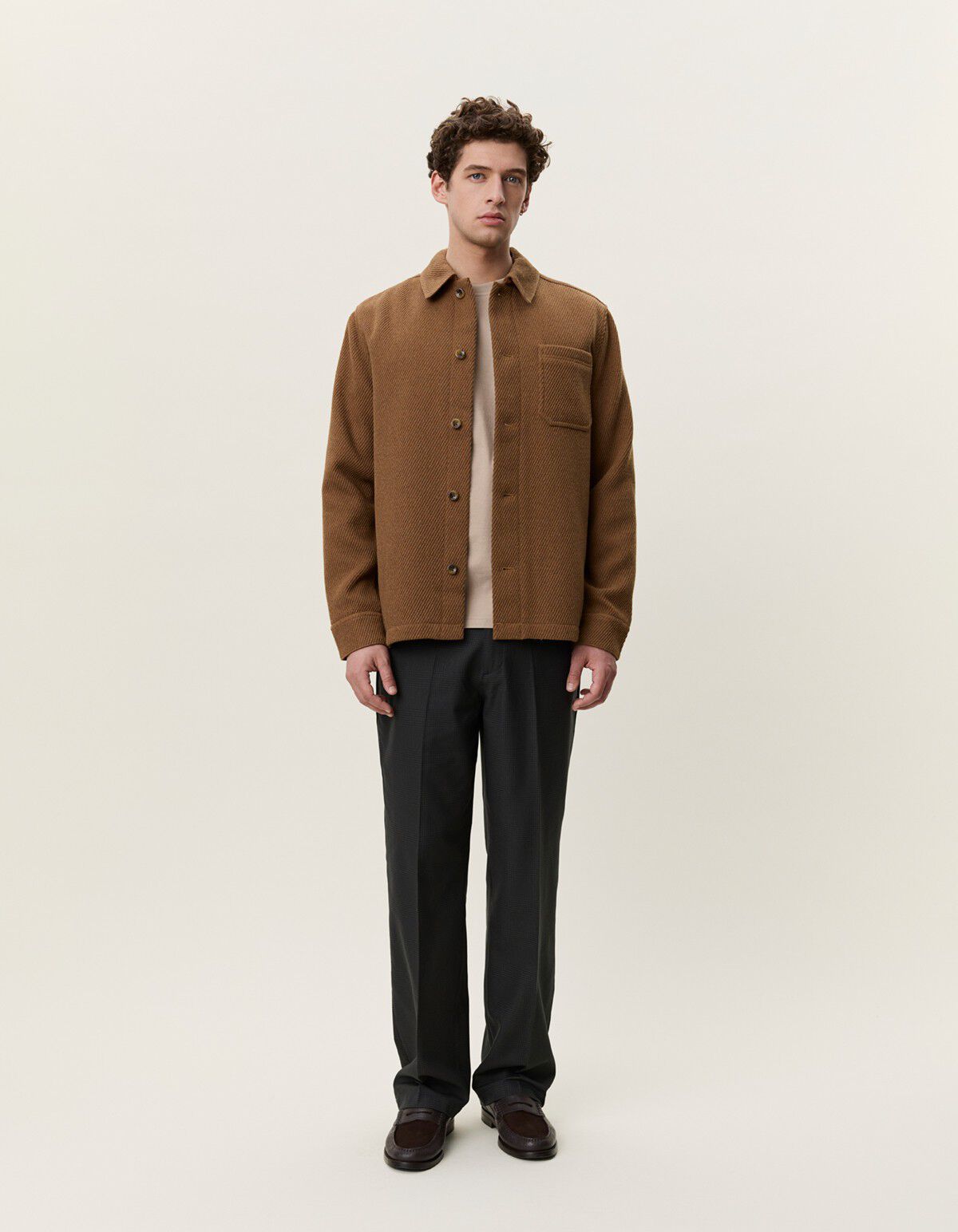 Twill Wool Overshirt