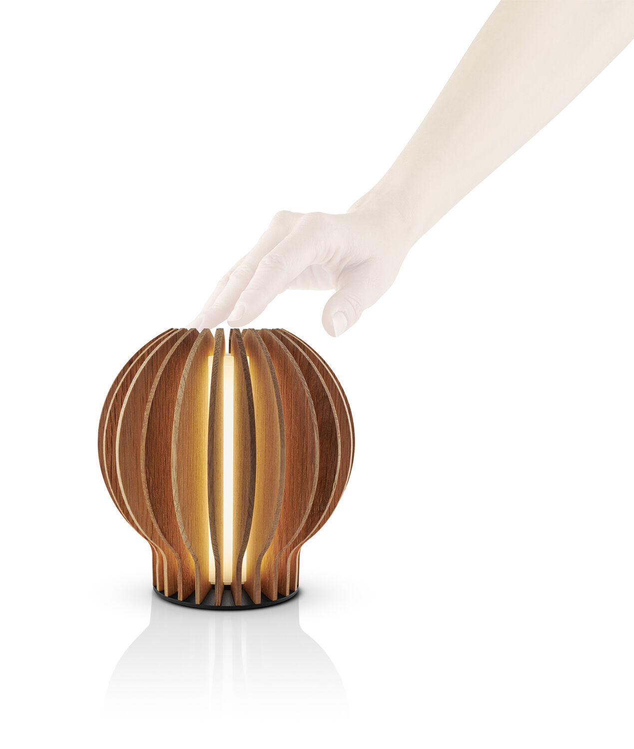 Radiant rund LED lampe Oak