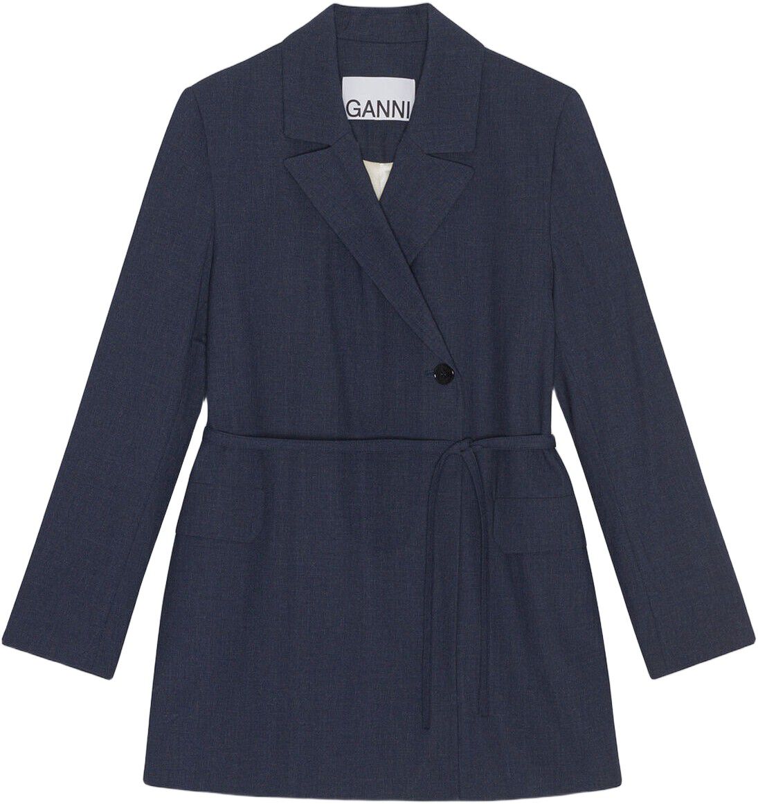 Drapey Melange Blazer