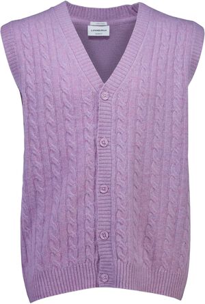 Lambswool button slipover