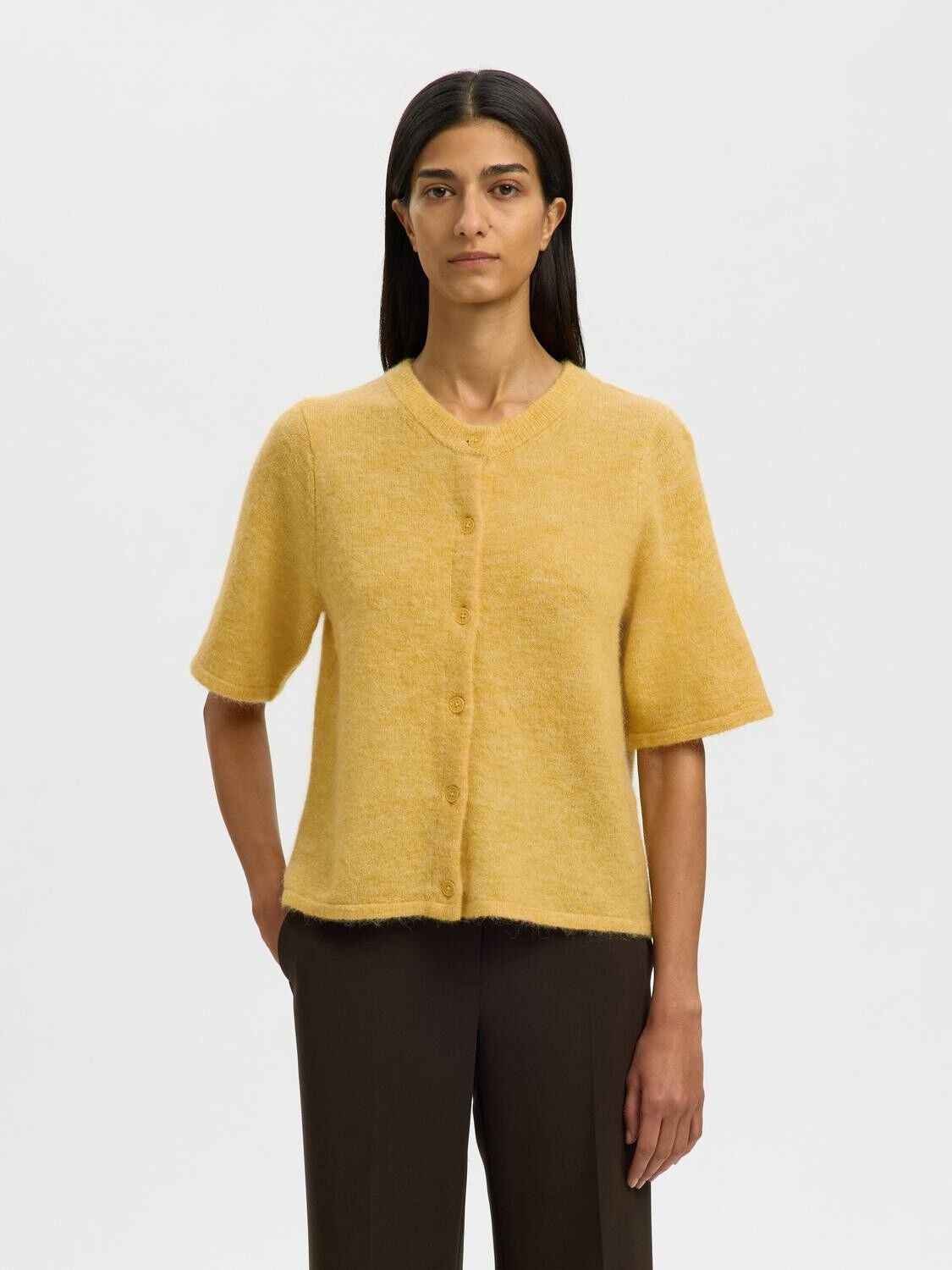 SLFLULU 2/4 KNIT CARDIGAN NOOS