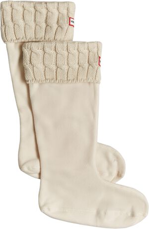 6 STITCH CABLE TALL BOOT SOCK