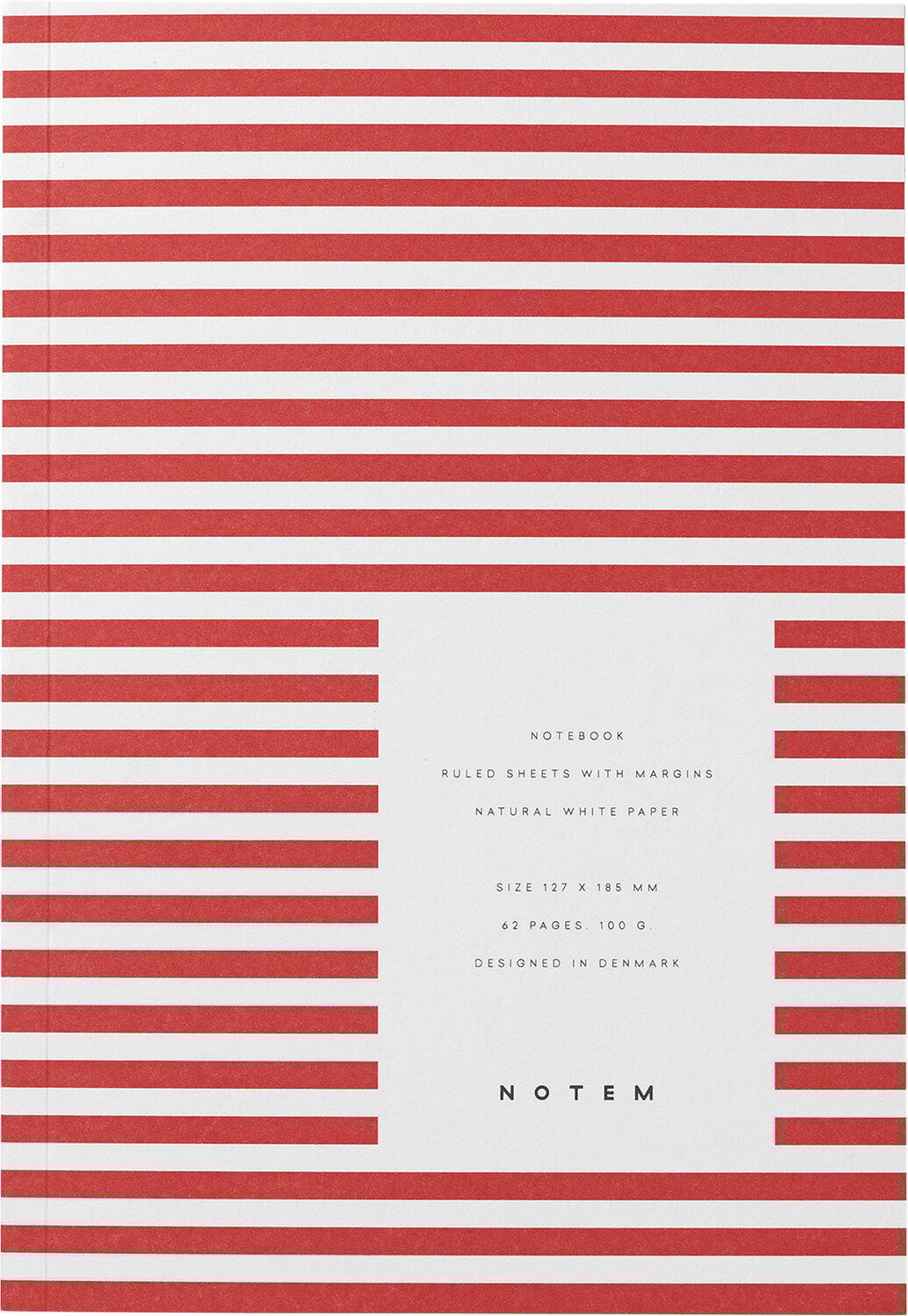 Lille notesbog, r&oslash;de striber