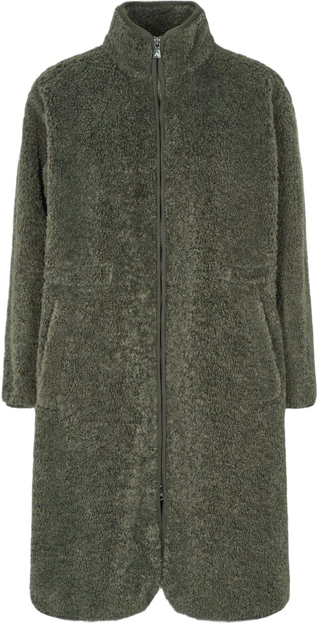 Edith Pile Lang Fleecejakke