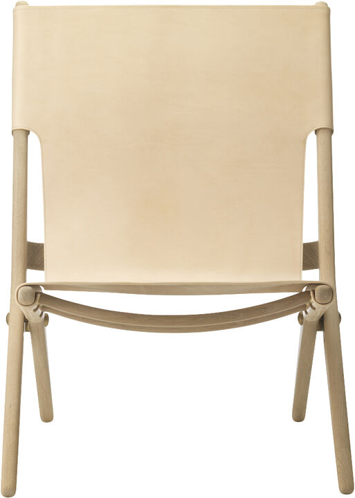 Saxe chair - Sæbebehandlet eg / Naturlig læder