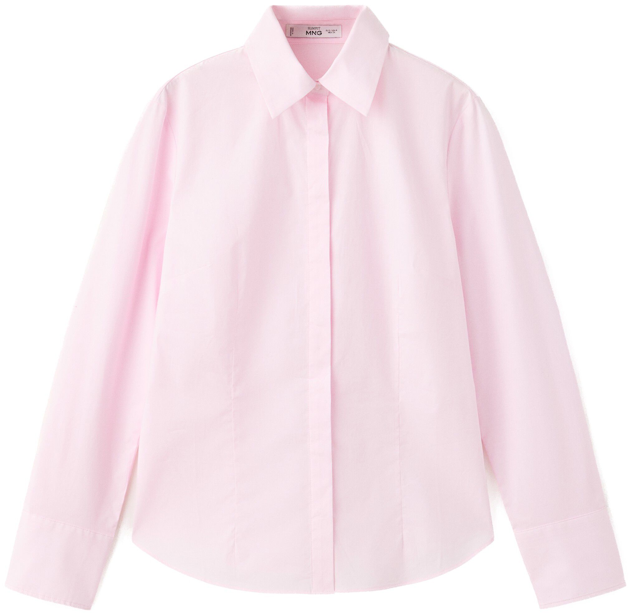 Slim-fit poplin shirt