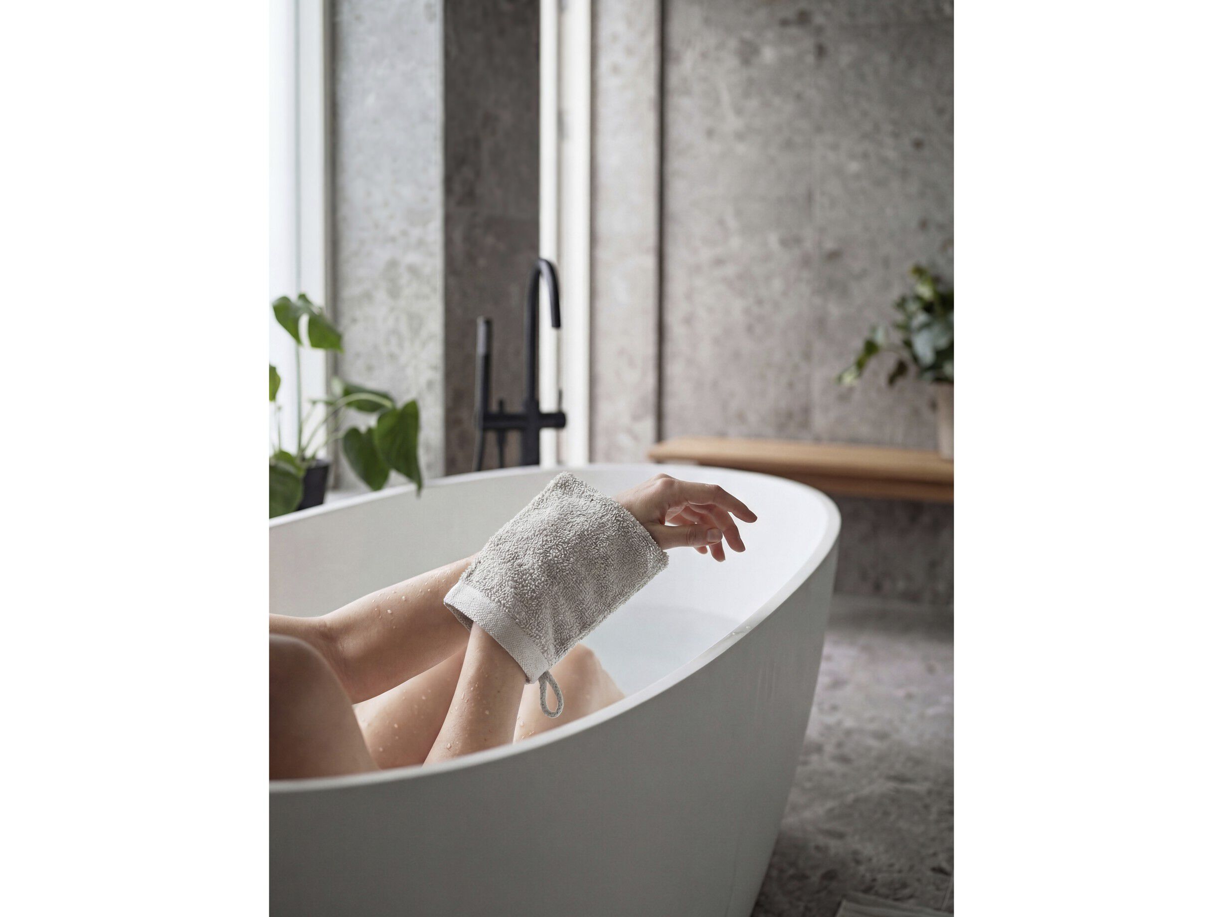 Vaskehandske Sauna Black