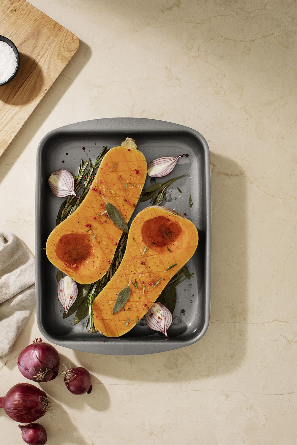 Professionel bradepande med rist 35x25 cm keramisk Slip-Let&reg;