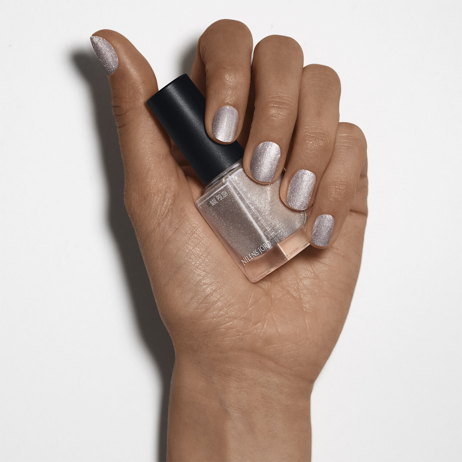 Nail Polish Silver Glitter