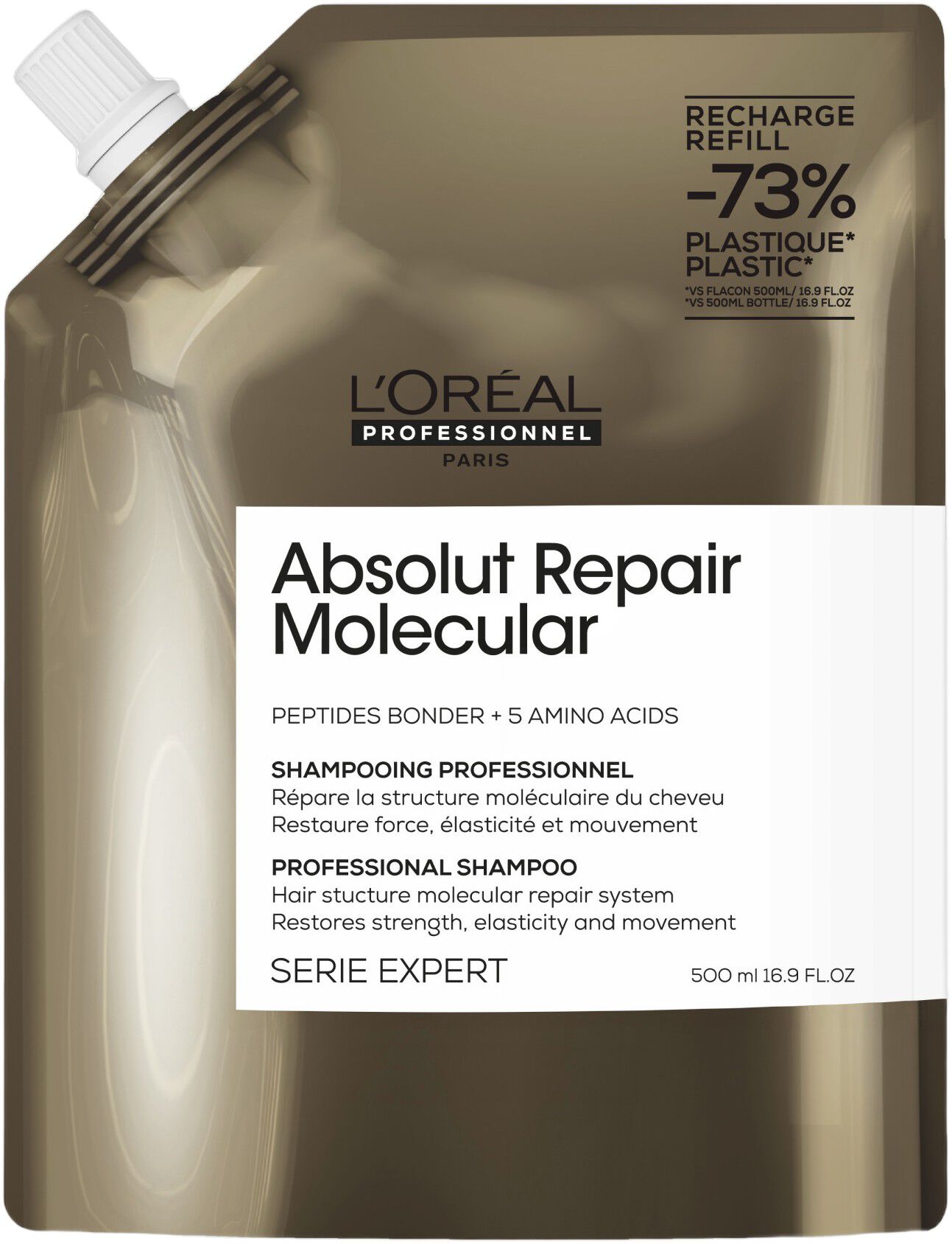 L'Or&eacute;al Professionnel Absolut Repair Molecular Shampoo Refill 500ml