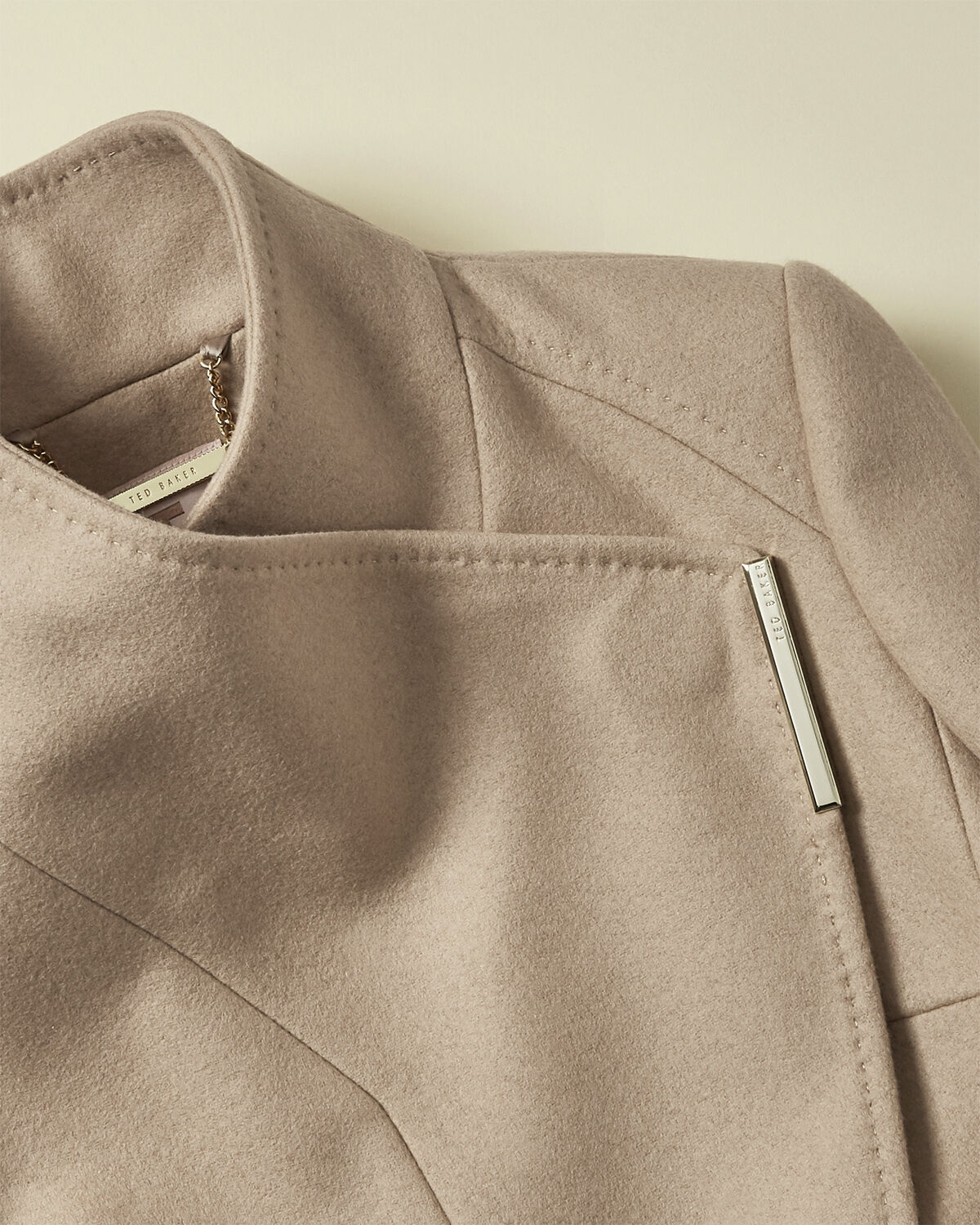 ROSESS Short Wool Wrap Coat