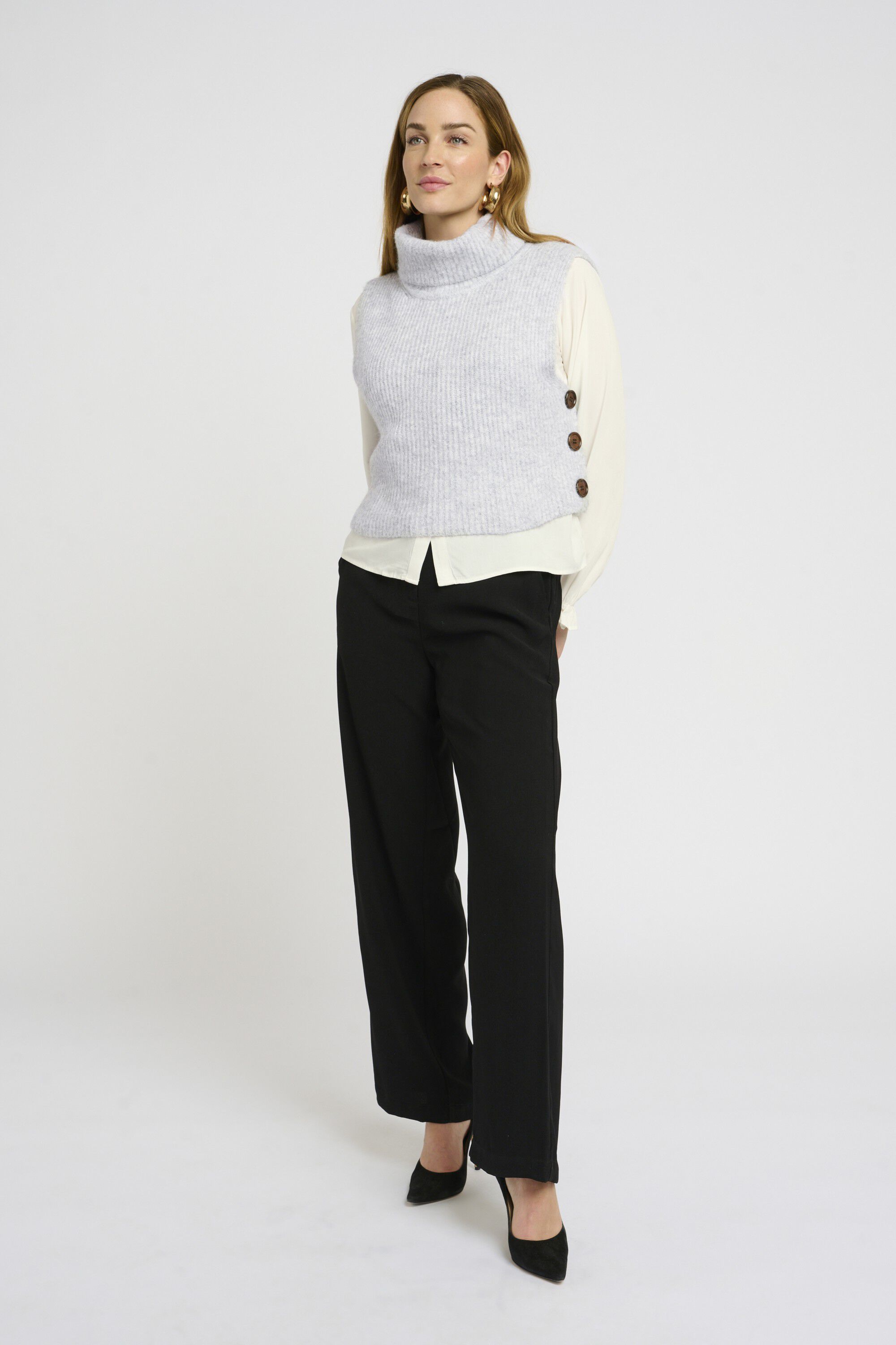 CRStarfi Short Knit Slipover