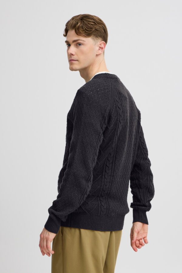 CFKRISTIAN crew neck cable knit