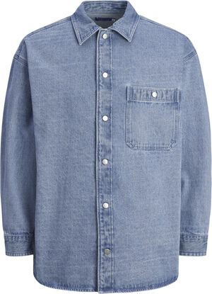 JORSANTORINI DENIM OVERSHIRT LS