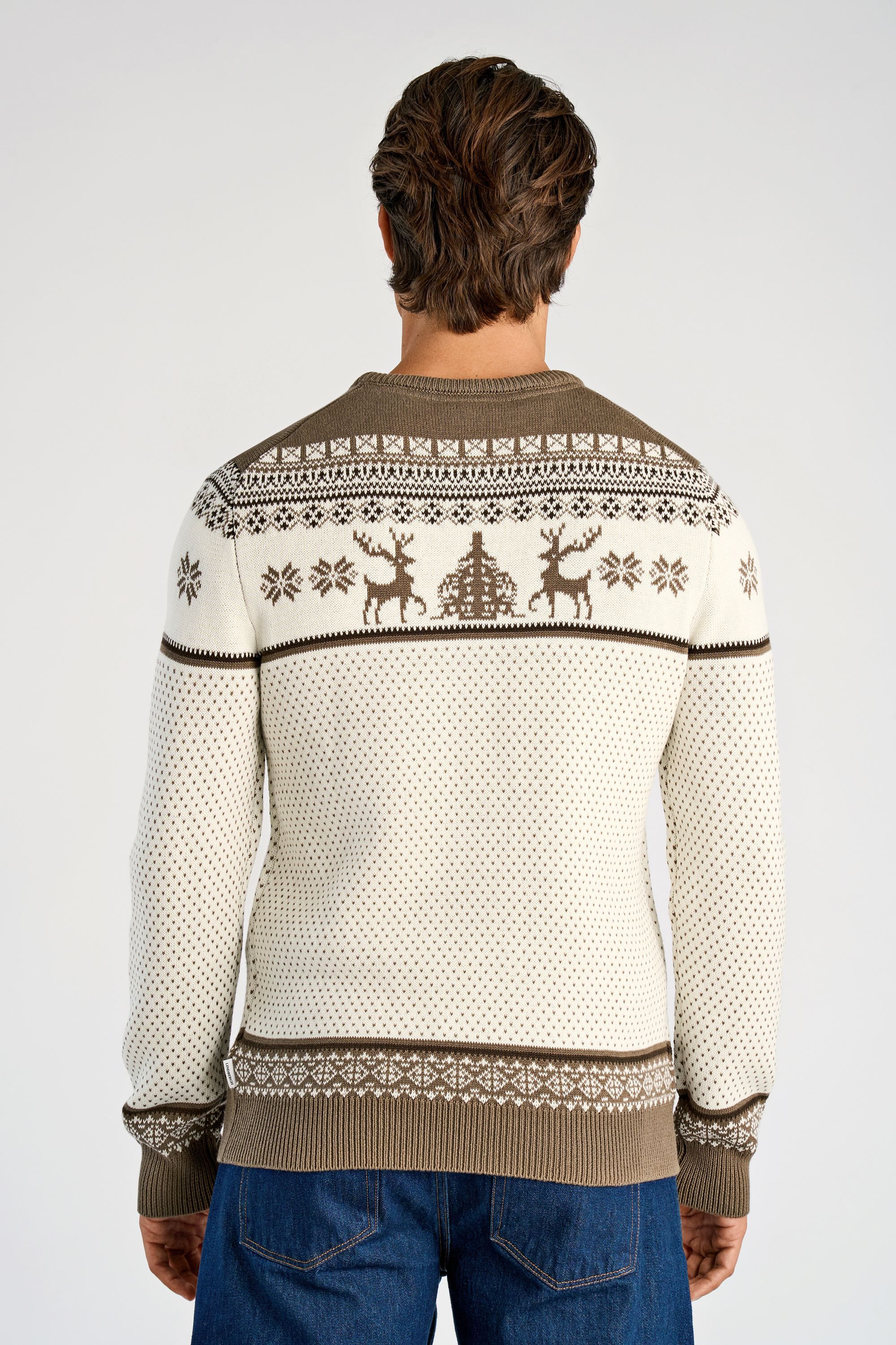 Holiday roll-neck knit