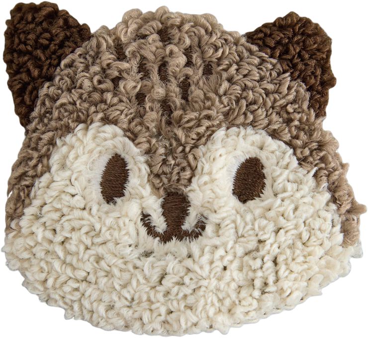 Joggers in waffled cotton with appl