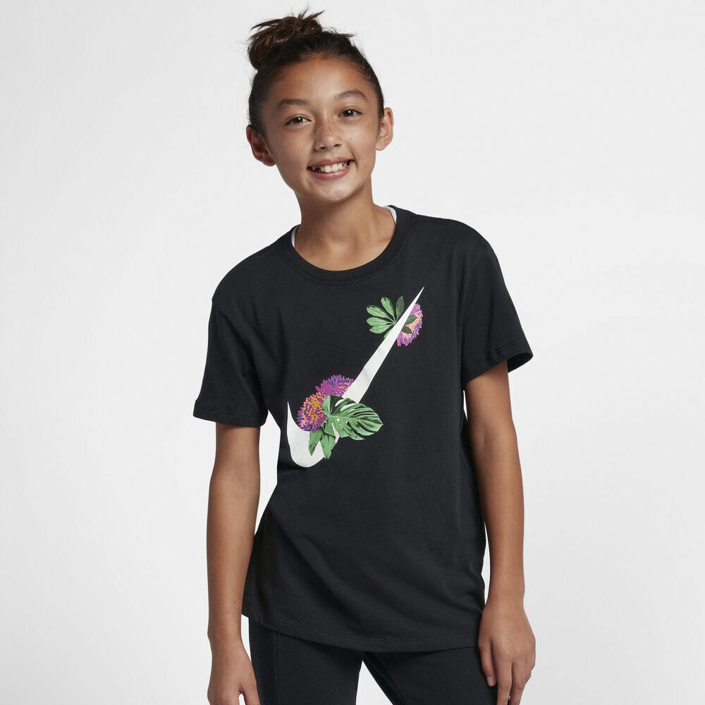 Sportswear Floral Swoosh T Shirt