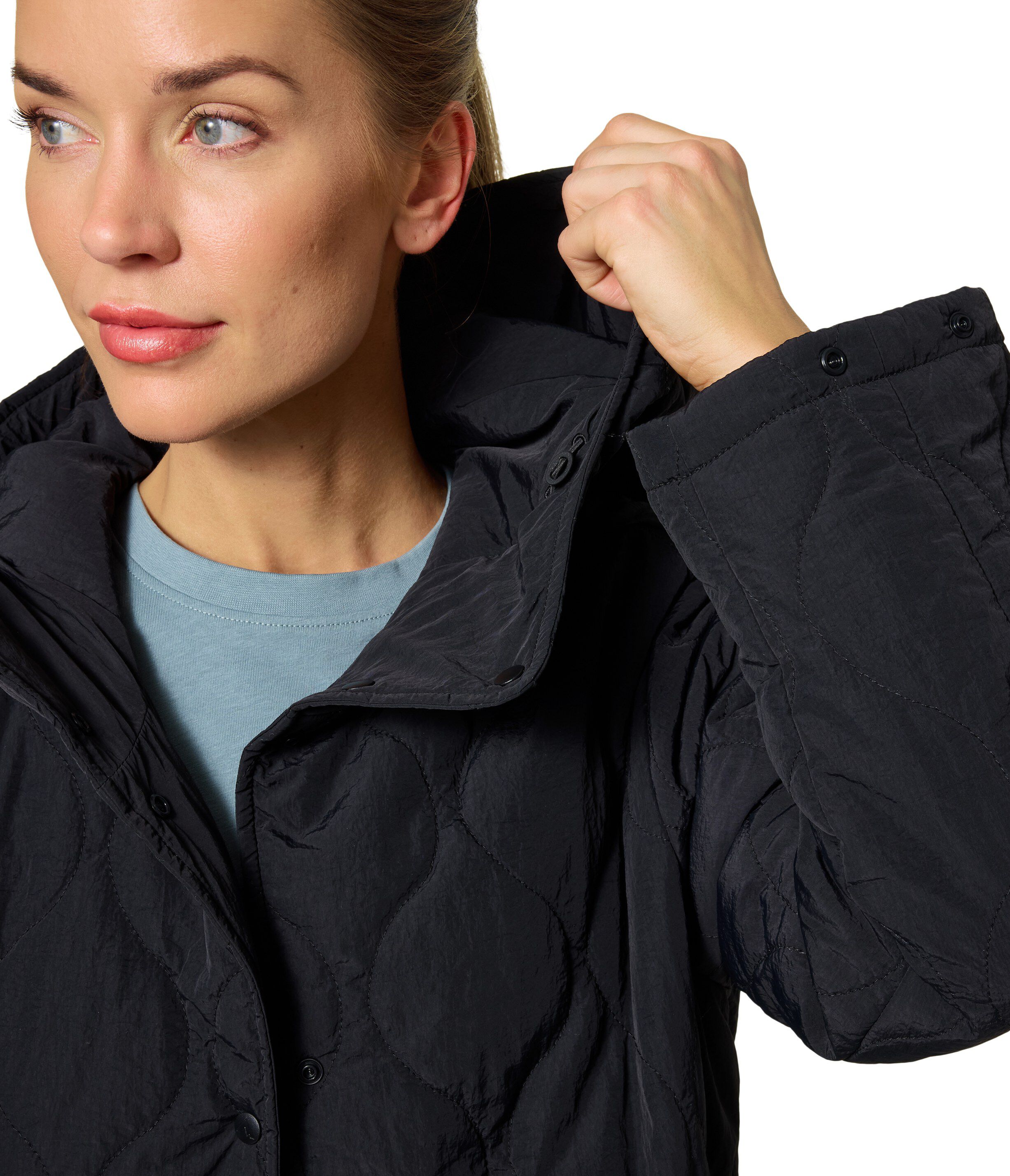 Hedde Quilted Coat Overgangs Jakke