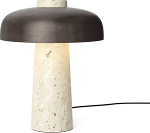 Reverse, Table Lamp, Travertine, Br