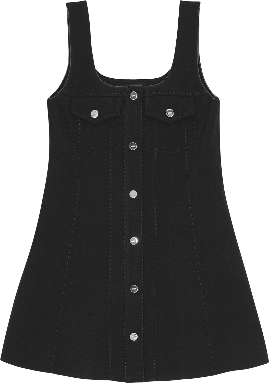 Bonded Crepe Mini Dress