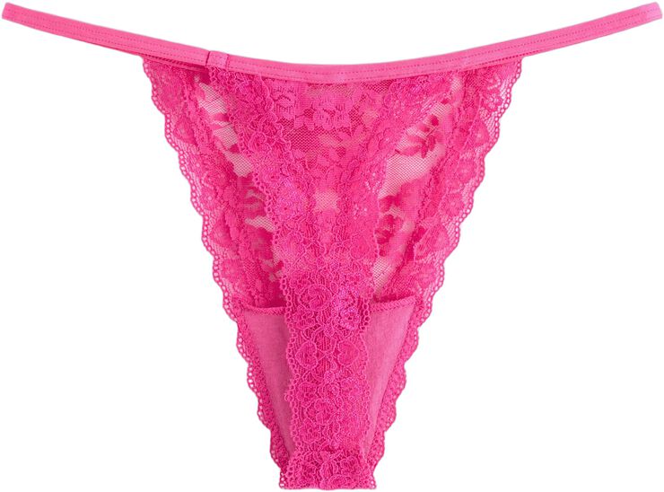 Stringtrosa med låg midja gjord i