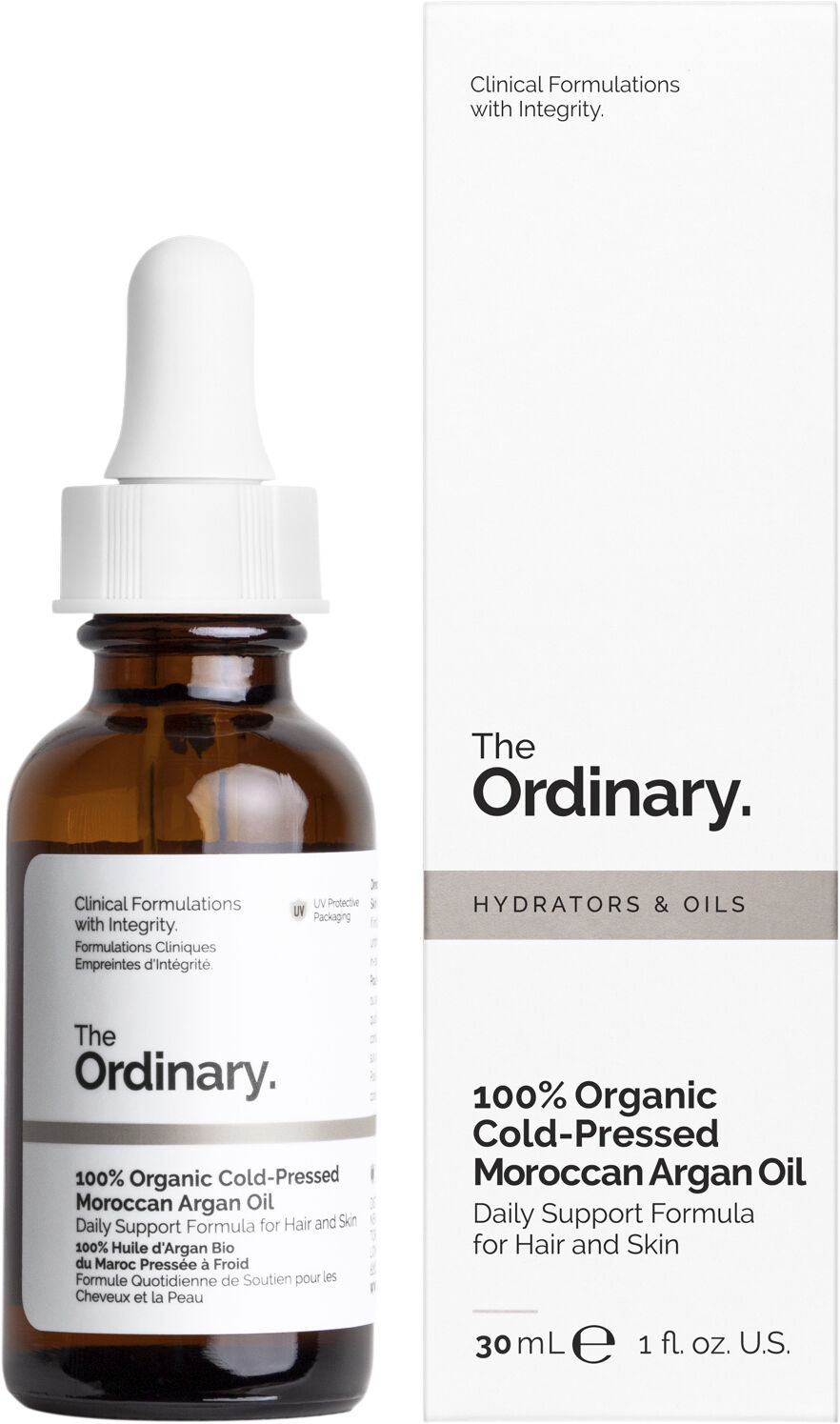 100% Organic Cold-Pressed Moroccan Argan Oil 30 ml.