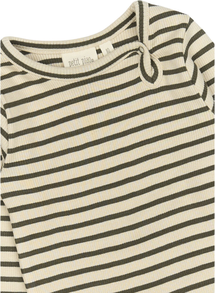 Body L/S Modal Striped