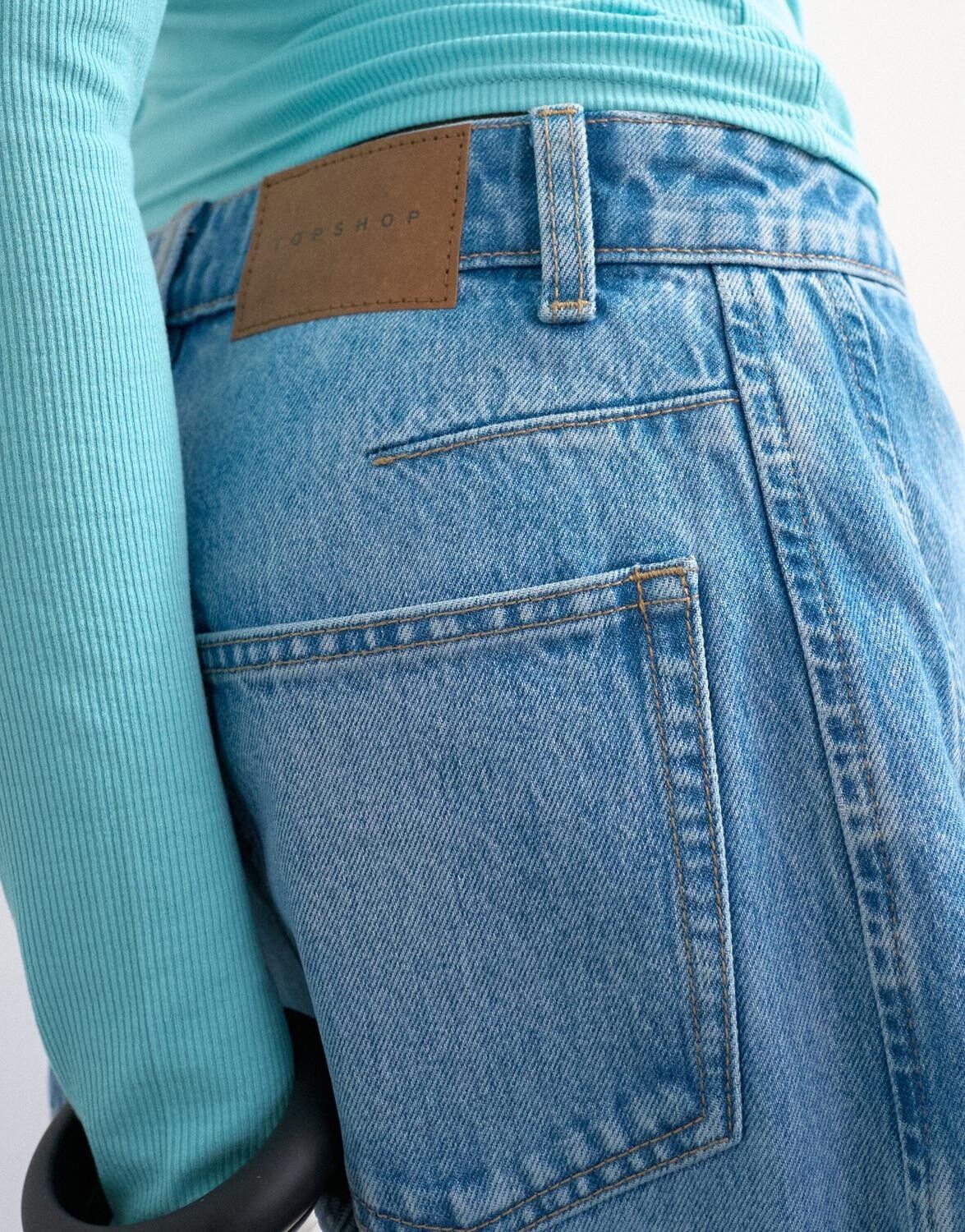 TSJOA DENIM BARREL JORT MB