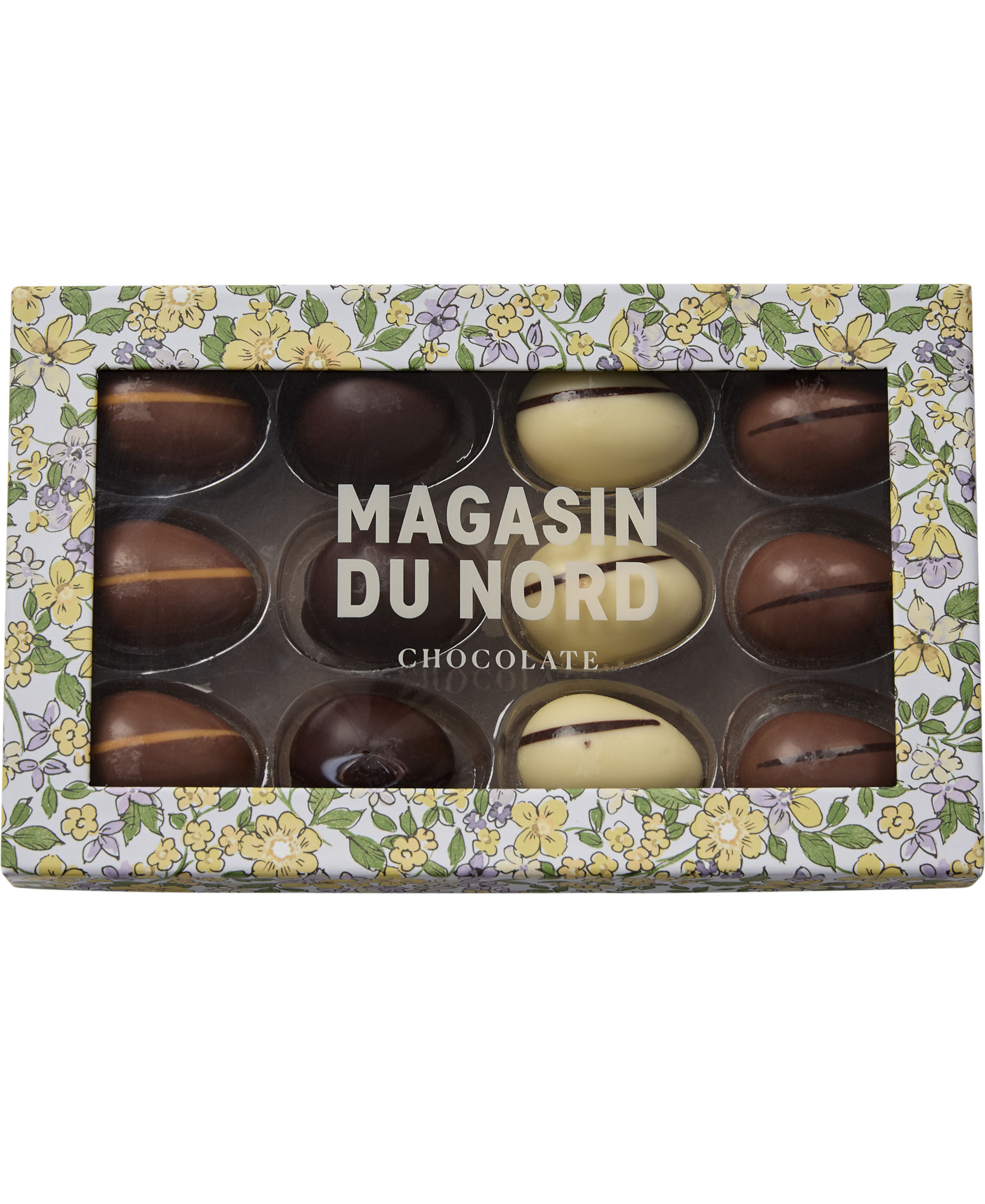 FOR&Aring;RS&AElig;SKE m/ 12 h&aring;ndlavede chokolade&aelig;g