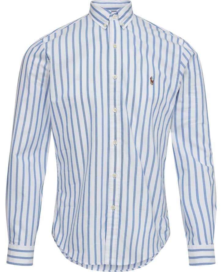 Slim Fit Striped Oxford Shirt