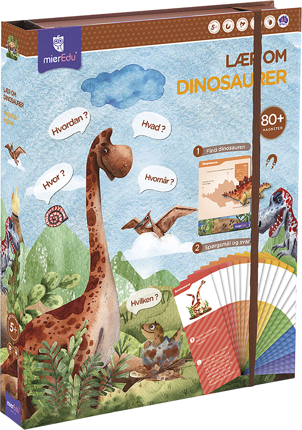 mierEdu - Magnetisk leges&aelig;t - L&aelig;r om dinosaurer