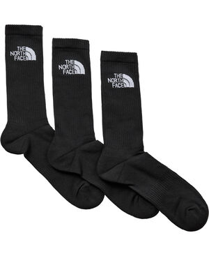 MULTI SPORT CUSH CREW SOCK 3P TNF B